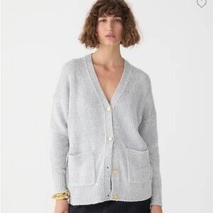 J. Crew Sequin V-neck cardigan sweater Sz‎ S NEW